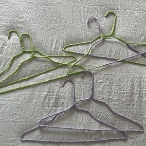 Clothes Hangers fabric covered #shabbychic